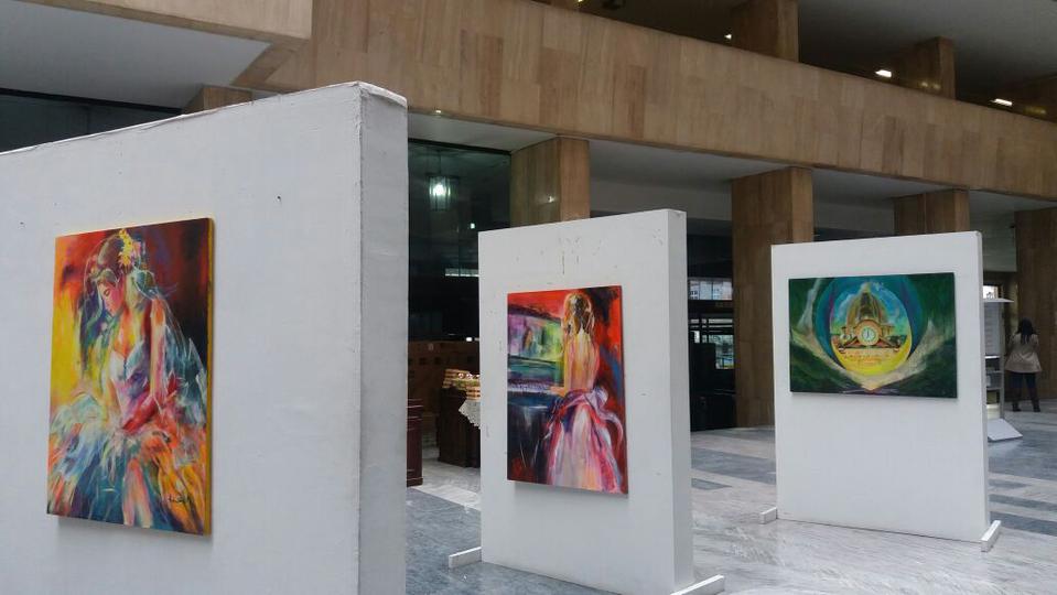 mormona y su brillante exposición artística