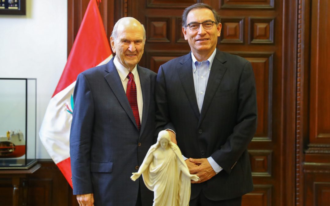 La cálida conversación entre el Presidente Nelson y el Presidente del Perú