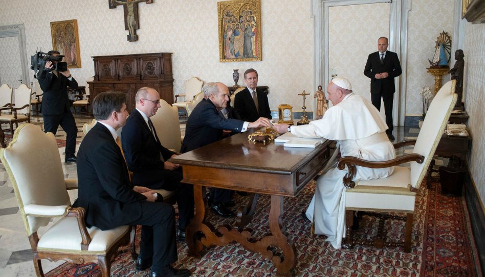 Presidente Nelson y Papa Francisco