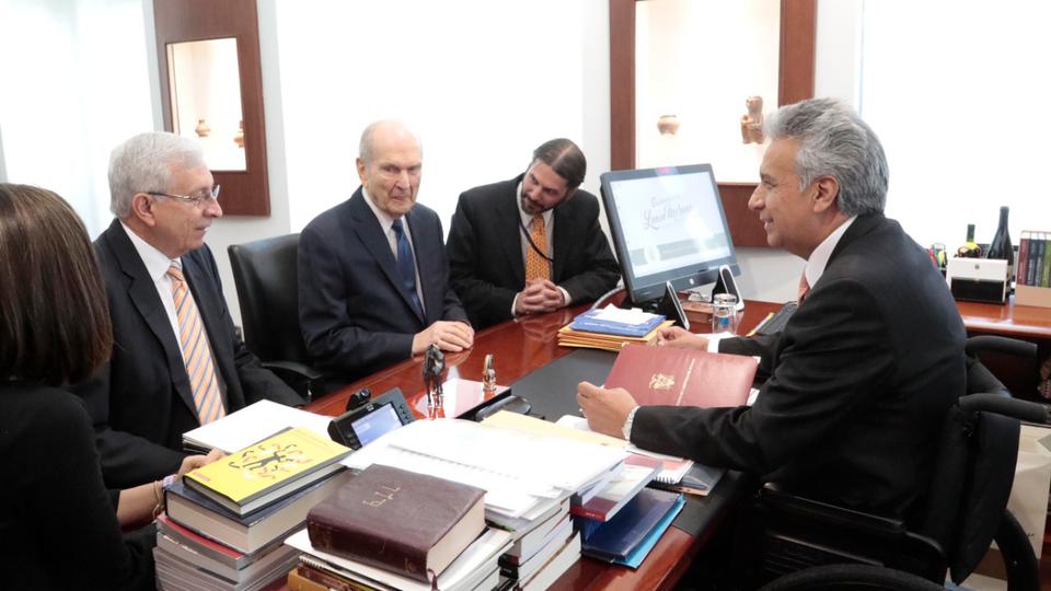 Presidente Nelson y Presidente de Colombia