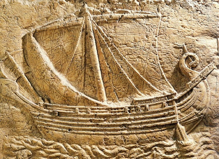 Barco mercante fenicio, siglo IV a. C.