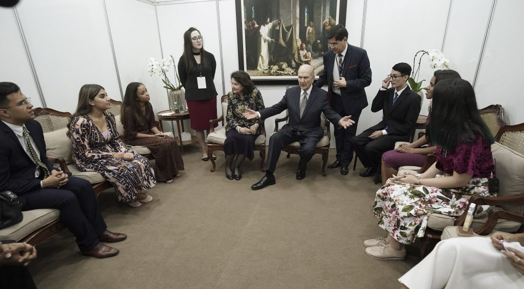 presidente Nelson en Brasil