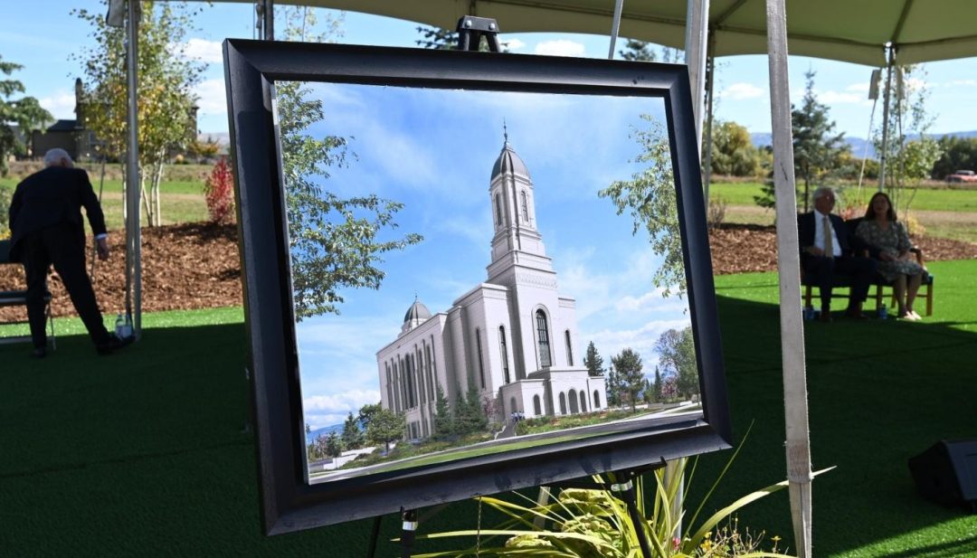 Presidente Nelson preside la Primera Palada del Templo de Heber Valley