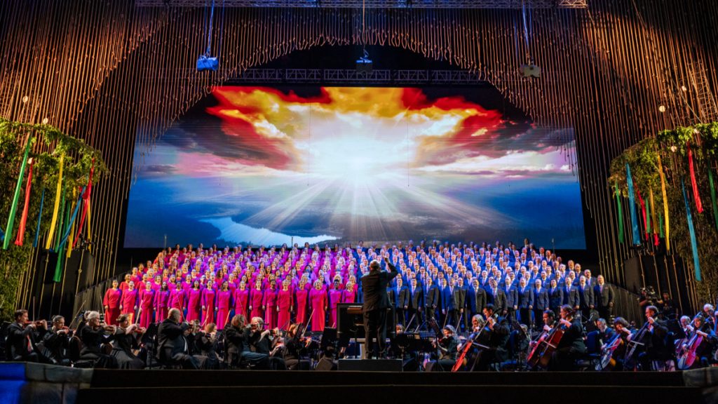Coro del Tabernáculo en Sudamérica