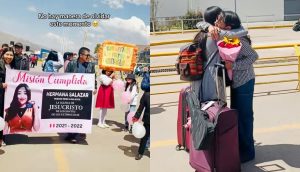 El regreso de una misionera Santos de los Últimos Días que conmovió a todos