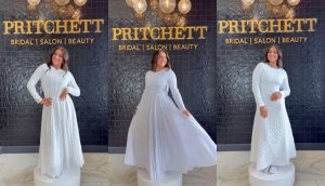 Mira los nuevos modelos de vestidos blancos para el templo