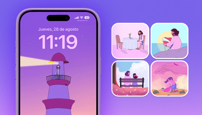 Los fondos de pantalla más lindos para tu celular al estilo Más Fe