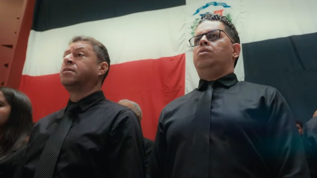 regrabación del Himno Nacional de República Dominicana.