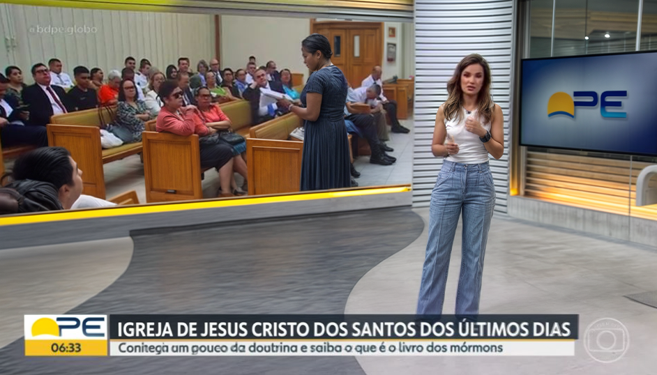 La Iglesia de Jesucristo es destacada en reportaje de TV Globo