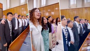 Misioneros se vuelven virales en TikTok al cantar con fuerza un himno