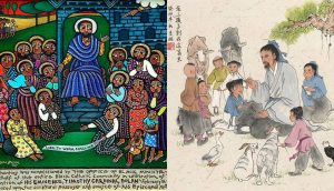 Artistas muestran a Jesús en distintas razas y culturas