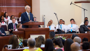 Cómo es tener al presidente Nelson en tu barrio