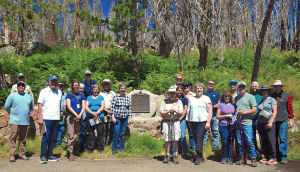 Restauran sitio histórico en memoria del Batallón Mormón y pioneros caídos