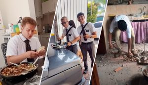 Misioneros se vuelven virales por servir de las formas más inesperadas