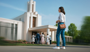 Cuando quieres ir al templo, pero estás con ropa casual
