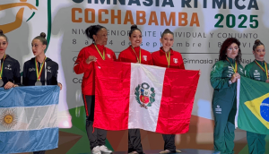 Gimnasta Santo de los Últimos Días de Perú gana oro en el Campeonato Sudamericano