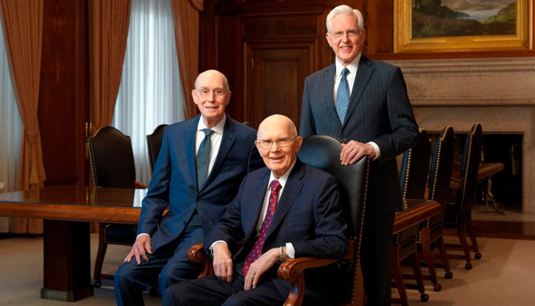 La Iglesia de Jesucristo publica la fotografía oficial de la nueva Primera Presidencia