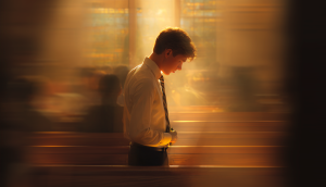 Un abrazo a los que van solos a la Iglesia