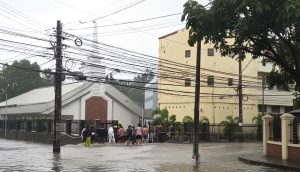 Capilla de la Iglesia de Jesucristo sufre daños tras fuerte tifón