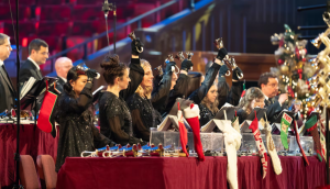 Así sonó la Navidad en la Manzana del Templo con más de 300 campanas