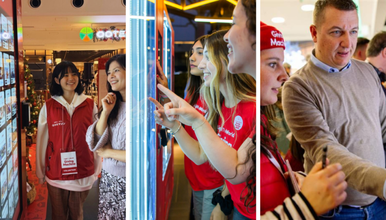 De México a Japón: las máquinas de donaciones iluminan el mundo