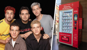 Miembro de NSYNC visita y dona en las máquinas de Ilumina el Mundo