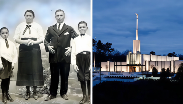 Una familia y 1,600 antepasados en el templo en una sola noche