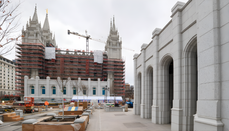 El icónico Templo de Salt Lake inicia su última etapa de renovación