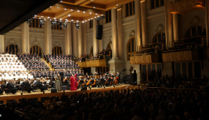 Tras 45 años, el Coro del Tabernáculo realizó el concierto de su gira en Brasil