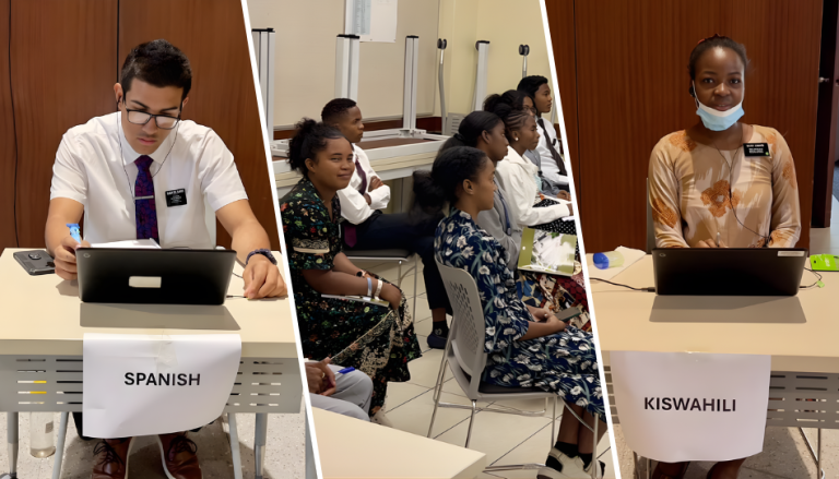 8 idiomas, una sola conferencia: lo que vivieron estos misioneros en un CCM