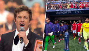 Brandon Flowers y The Killers se presentan en final de la Champions