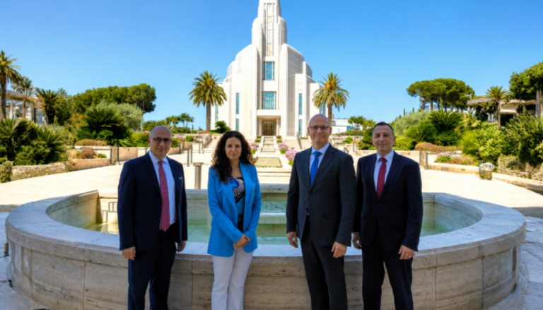 Vicepresidenta del Parlamento Europeo conoce el Templo de Roma