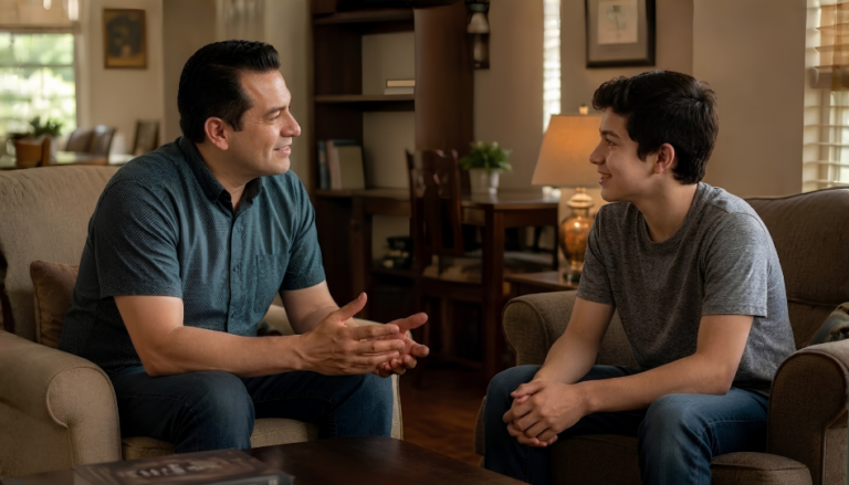 La forma en que muchos papás te dicen «te amo» sin palabras