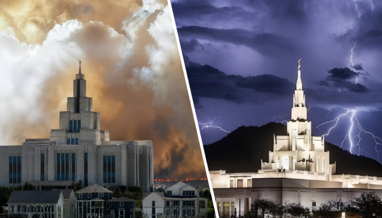 Templos de la Iglesia de Jesucristo que sobrevivieron a terribles desastres naturales