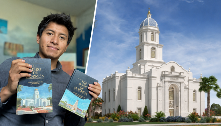 El sueño de este joven pintor Santo de los Últimos Días que lo llevó a un templo