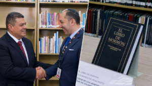 El Libro de Mormón llega a una histórica biblioteca de Colombia