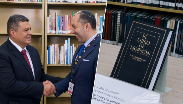 El Libro de Mormón llega a una histórica biblioteca de Colombia