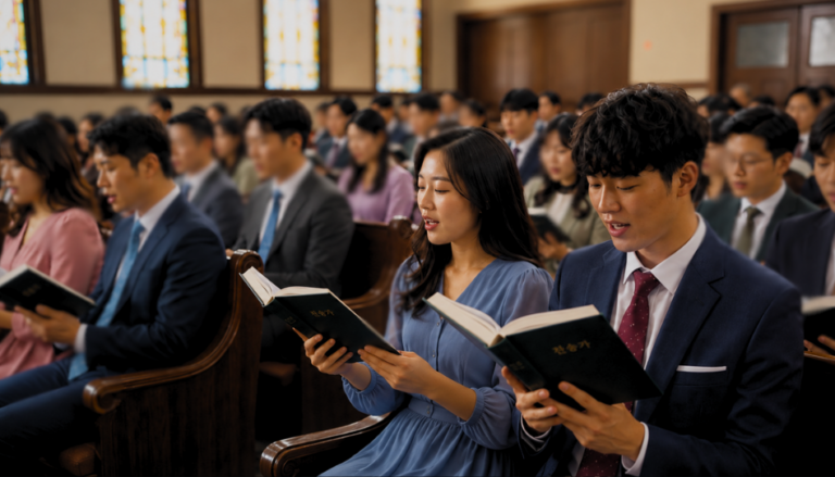 Influencer cuenta cómo es asistir a una capilla de la Iglesia de Jesucristo en Corea
