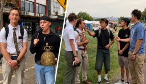 Misioneros sorprenden por sus respuestas a influencers en las calles