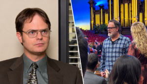 Actor de “The Office” asiste al Centro de Conferencias y habla de los miembros