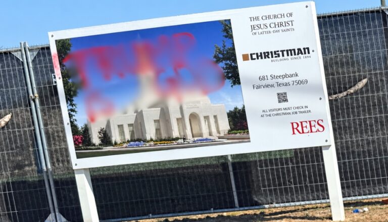Templo en construcción de la Iglesia de Jesucristo sufre actos de vandalismo